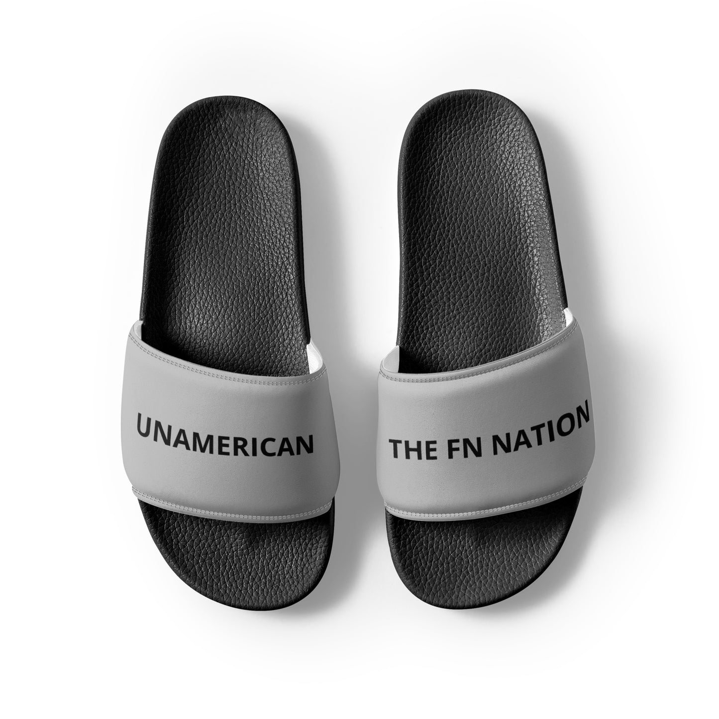 FN UNAMERICAN MEN'S: LAX Slides (black/silver)