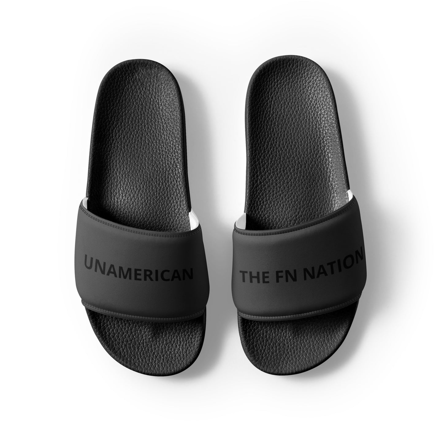 FN UNAMERICAN MEN'S: LAX Slides (black/eclipse)