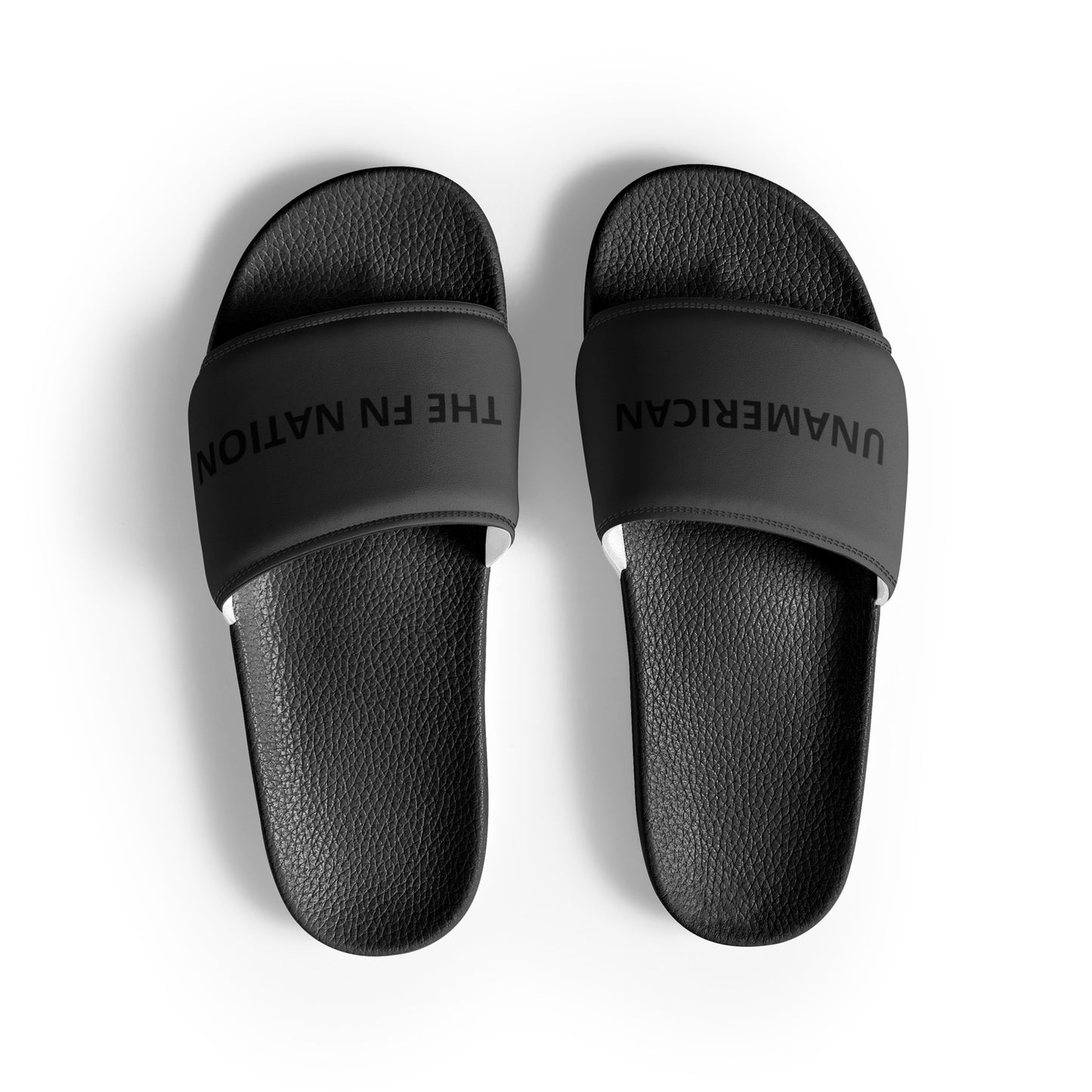 FN UNAMERICAN MEN'S: LAX Slides (black/eclipse)