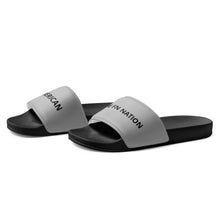 Load image into Gallery viewer, FN UNAMERICAN MEN&#39;S: Signature Slides (black/silver)
