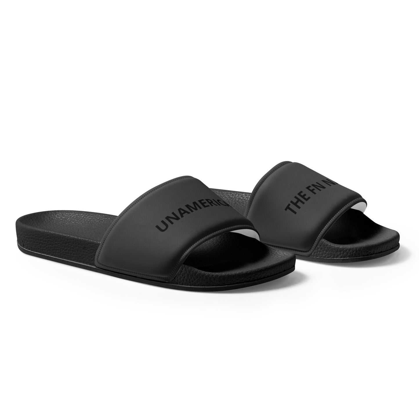 FN UNAMERICAN MEN'S: LAX Slides (black/eclipse)