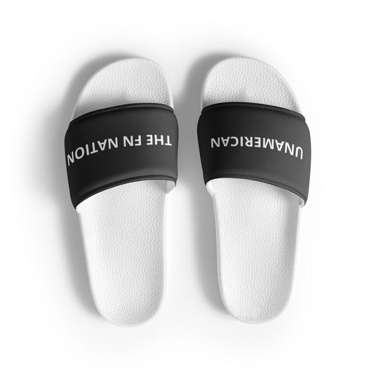 FN UNAMERICAN MEN'S: LAX Slides (white/eclipse)