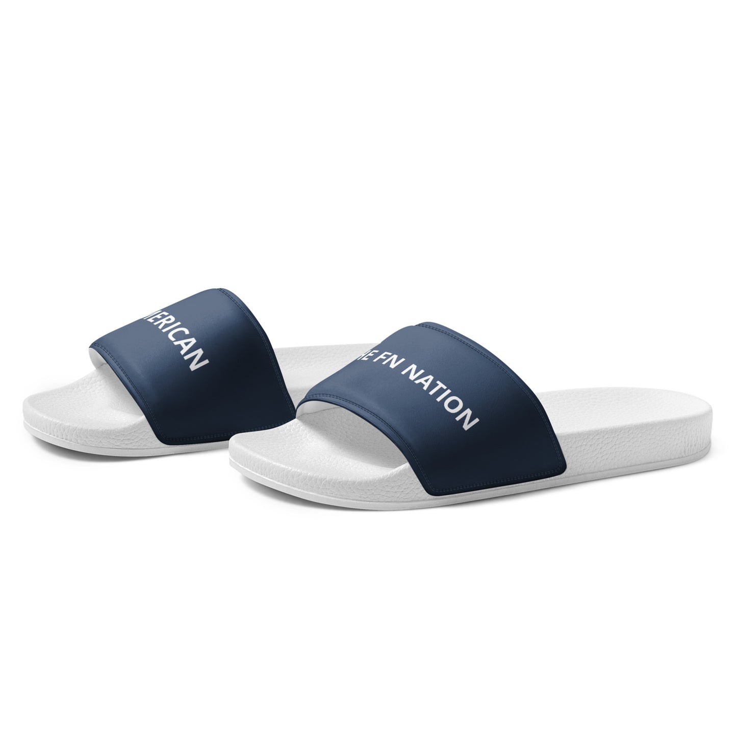 FN UNAMERICAN MEN'S: LAX Slides (white/cello)