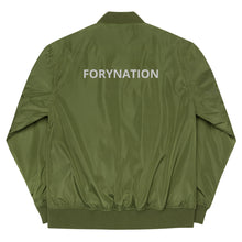 Load image into Gallery viewer, FN UNAMERICAN MEN&#39;S: Pseudo Premium Bomber Jacket (white)
