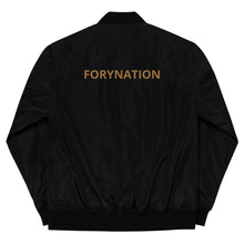 Load image into Gallery viewer, FN UNAMERICAN MEN&#39;S: Pseudo Premium Bomber Jacket (gold)
