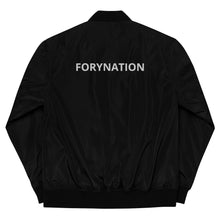 Load image into Gallery viewer, FN UNAMERICAN MEN&#39;S: Pseudo Premium Bomber Jacket (white)
