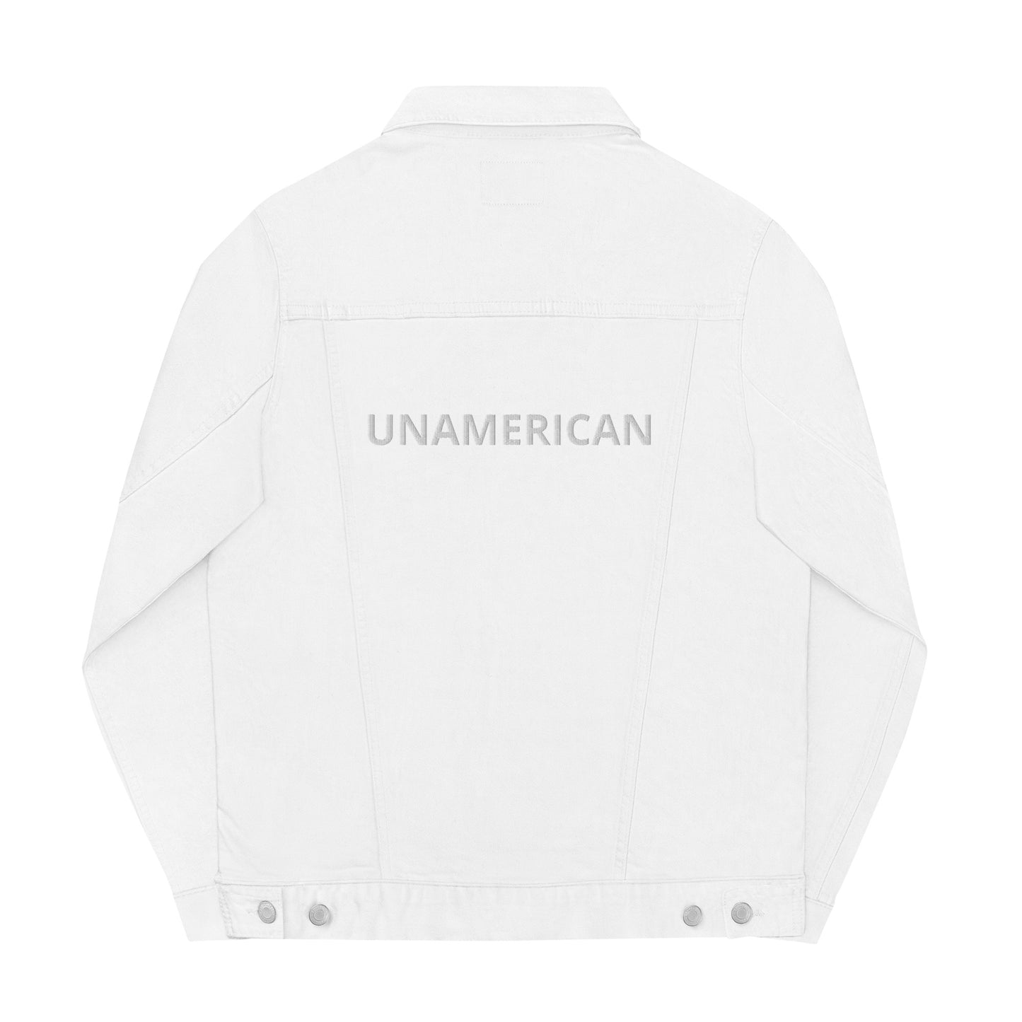 FN UNAMERICAN UNISEX: Classic Denim Jacket (white)