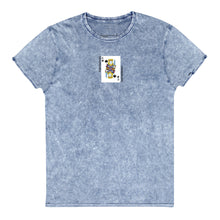 Load image into Gallery viewer, FN UNAMERICAN UNISEX: King Of Spades Denim T-Shirt (embroidered)
