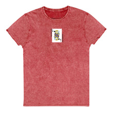 Load image into Gallery viewer, FN UNAMERICAN UNISEX: King Of Spades Denim T-Shirt (embroidered)
