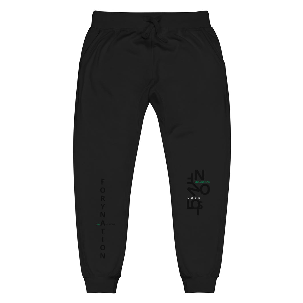 FN UNAMERICAN UNISEX: x<3 Fleece Sweatpants