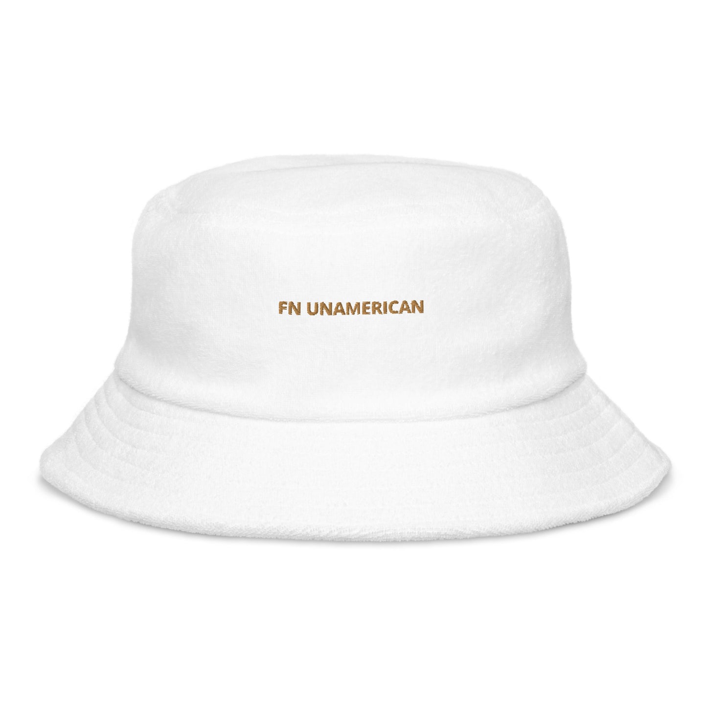 FN UNAMERICAN UNISEX: Unstructured Terry Cloth Bucket Hat