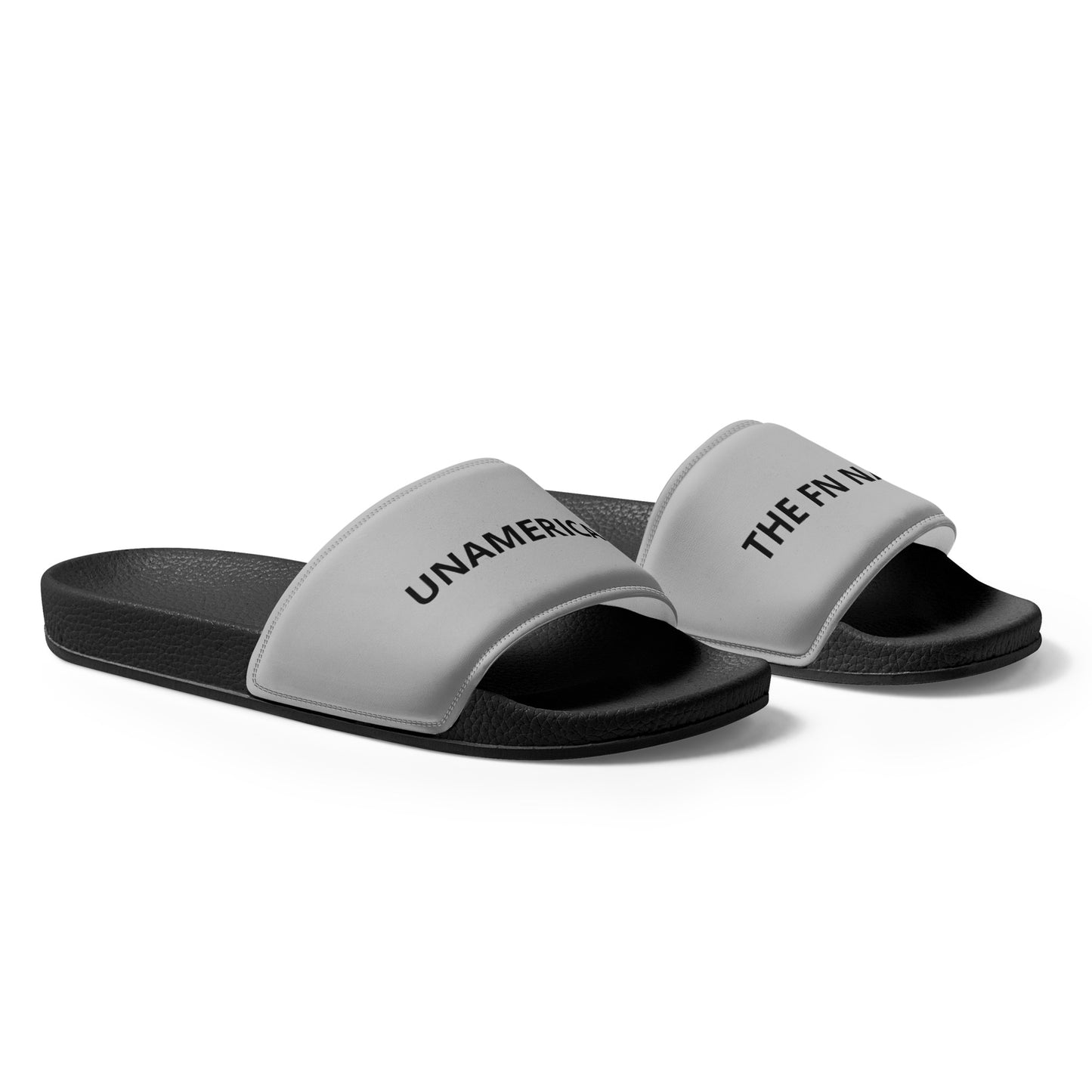 FN UNAMERICAN WOMEN'S: LAX Slides (black/silver)