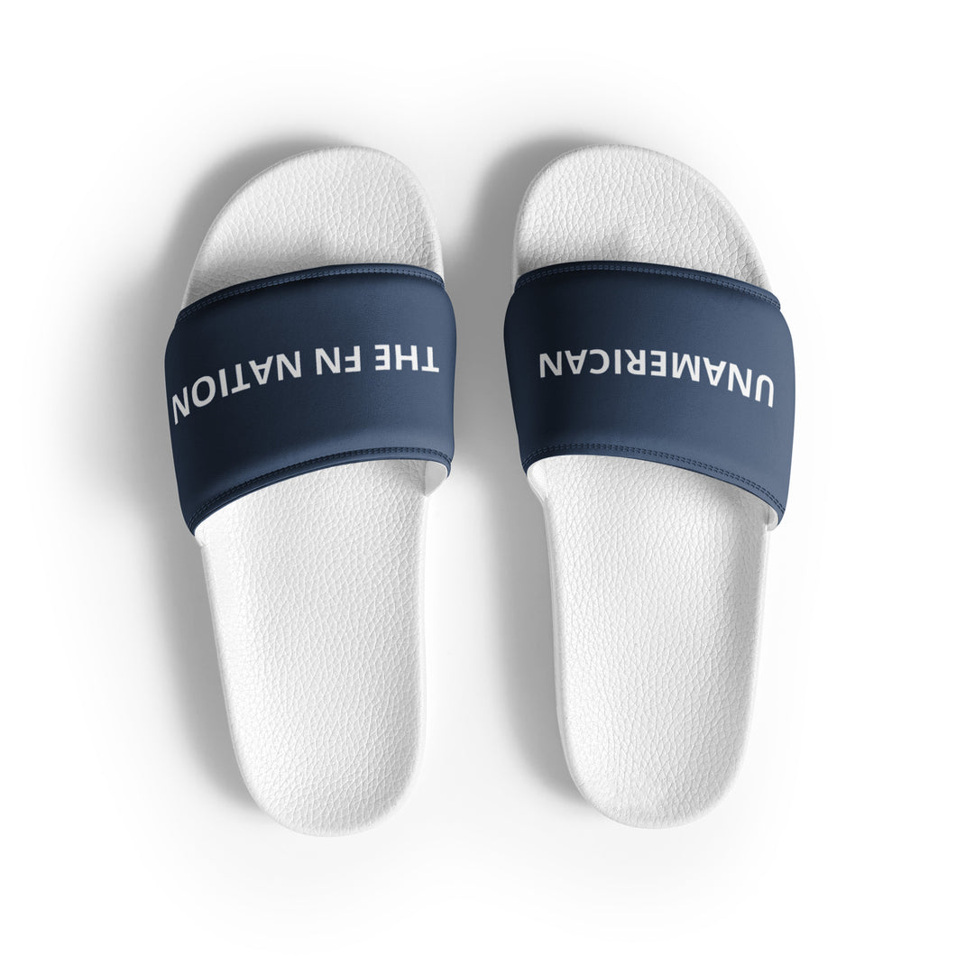 FN UNAMERICAN WOMEN'S: Signature Slides (white/cello)